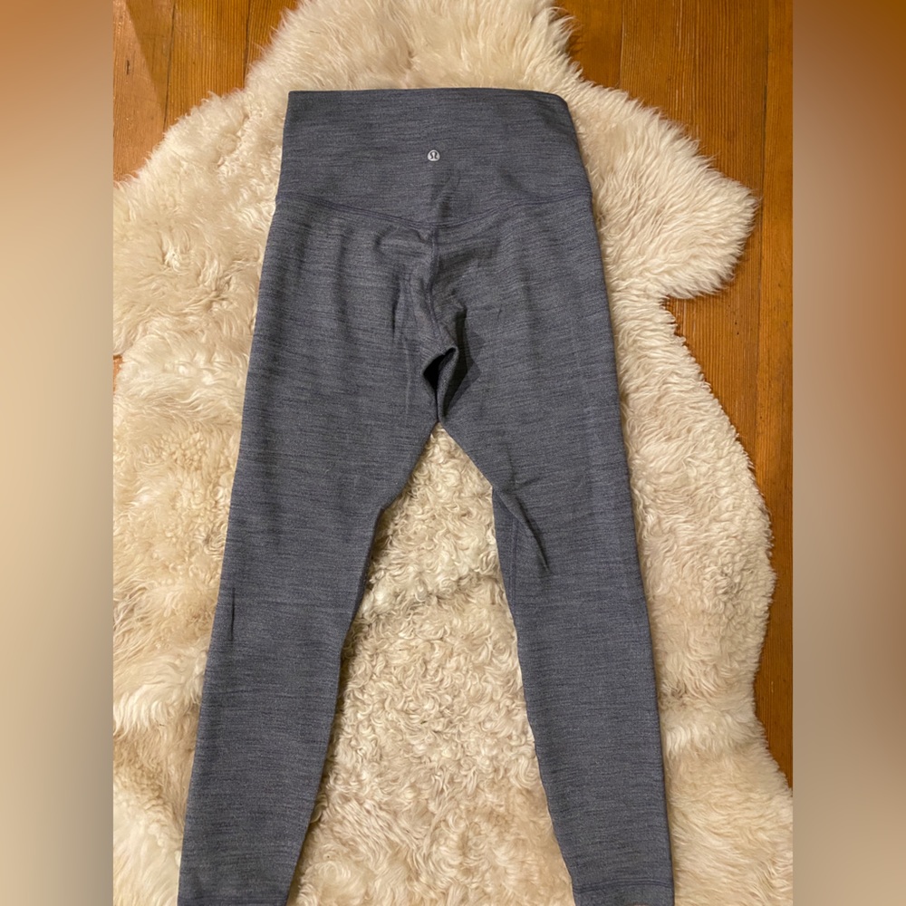 lululemon Align High-Rise Crop 23" in discontinued heathered herringbone
